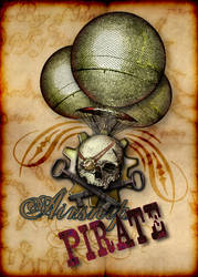 Steampunk Airship Pirate Crest