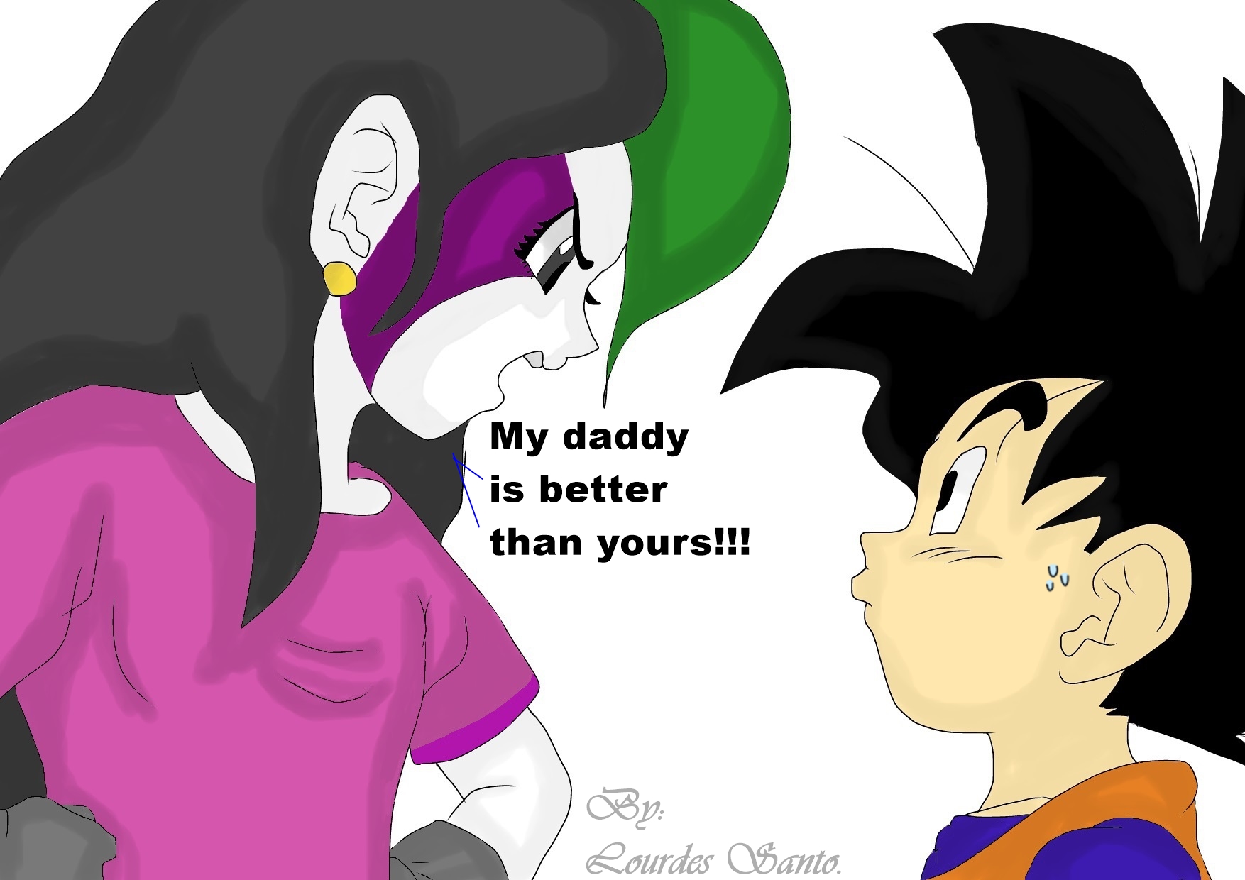 Izara and Goten.