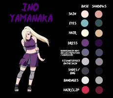 Ino Yamanaka Shippuden-Anime Color