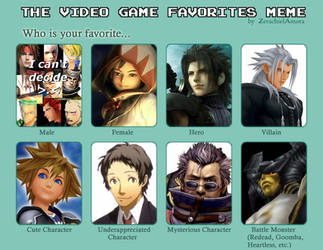 Video Game Favorites Meme