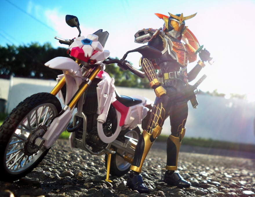Kamen Rider Gaim and Sakura Hurricane
