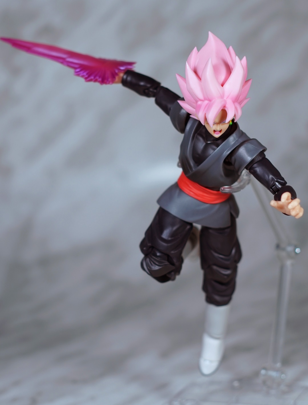 SHF Dragon Ball Z Super Saiyan Rose Son Goku Black PVC Action