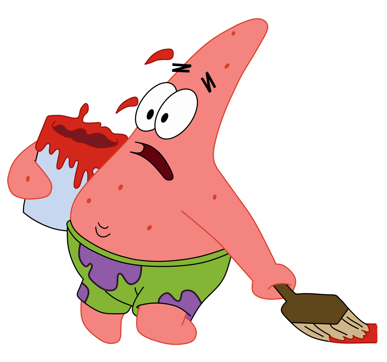 Scratch Patrick Paint Patrick by GeneralN0m on DeviantArt