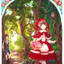 Frilly Red Riding Hood and Elegant Gothic Wolf