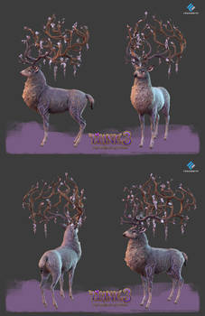 Trine3: Magical Deer 3D Model