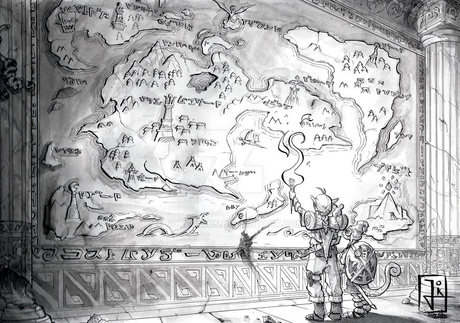 Map Illustration by Jokcomics on DeviantArt