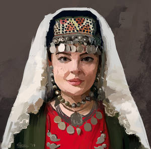 Traditional-Armenian-Woman-Painting