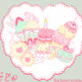 Sweet Birthday Textile Motif