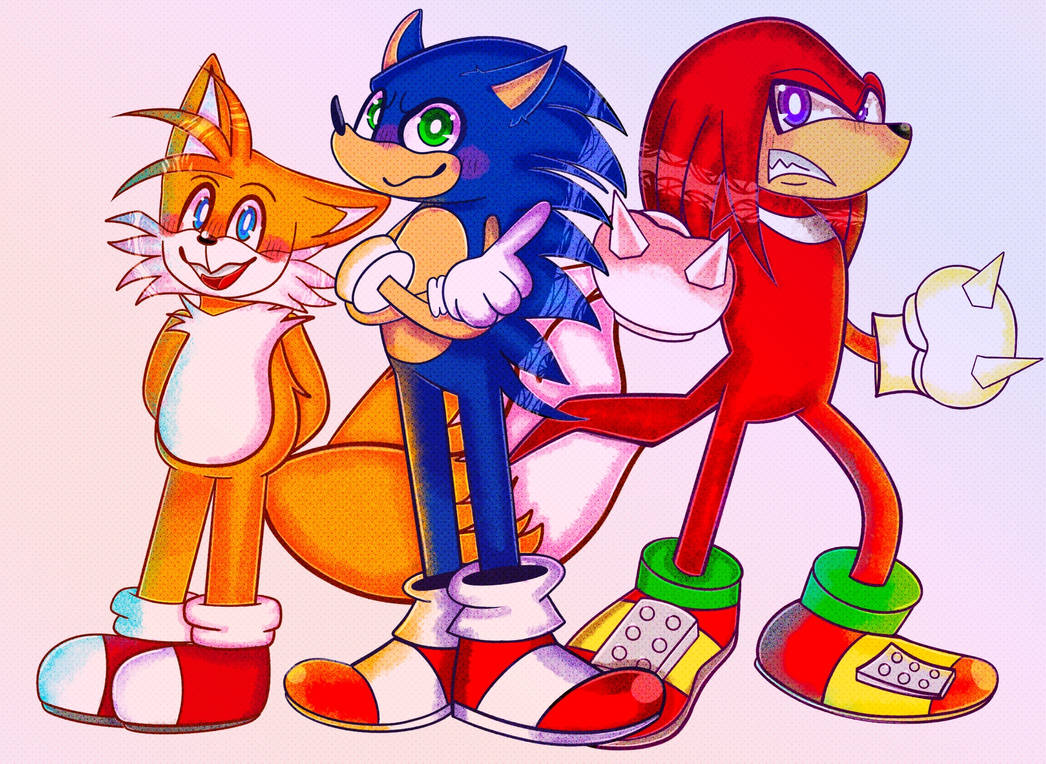 Sonic, Tails, and Knuckles! by MeltheBell on DeviantArt