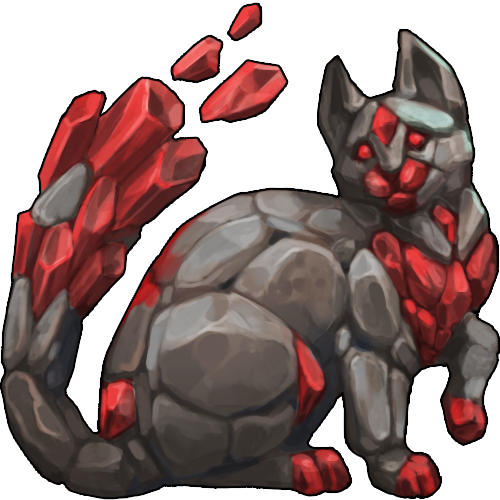 Crystalline Familiar - Ruby
