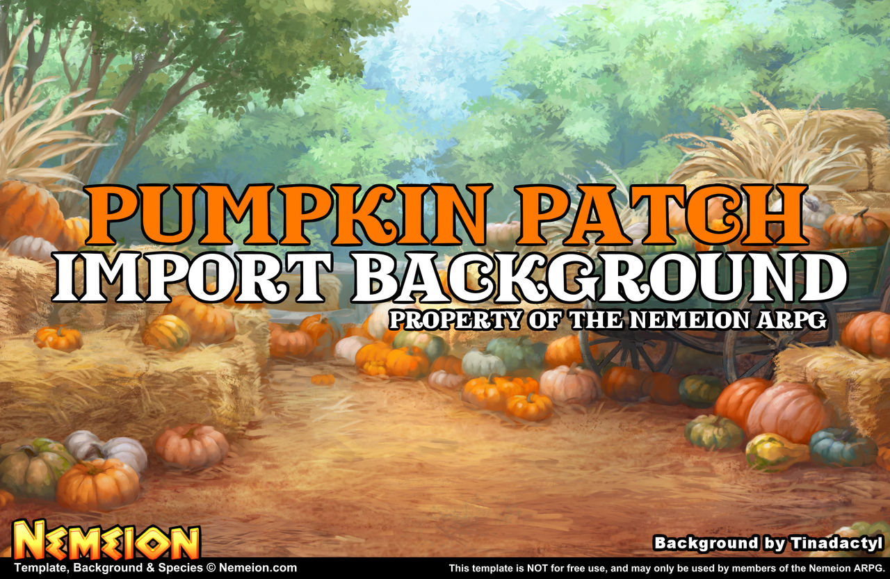 Import Background: Pumpkin Patch