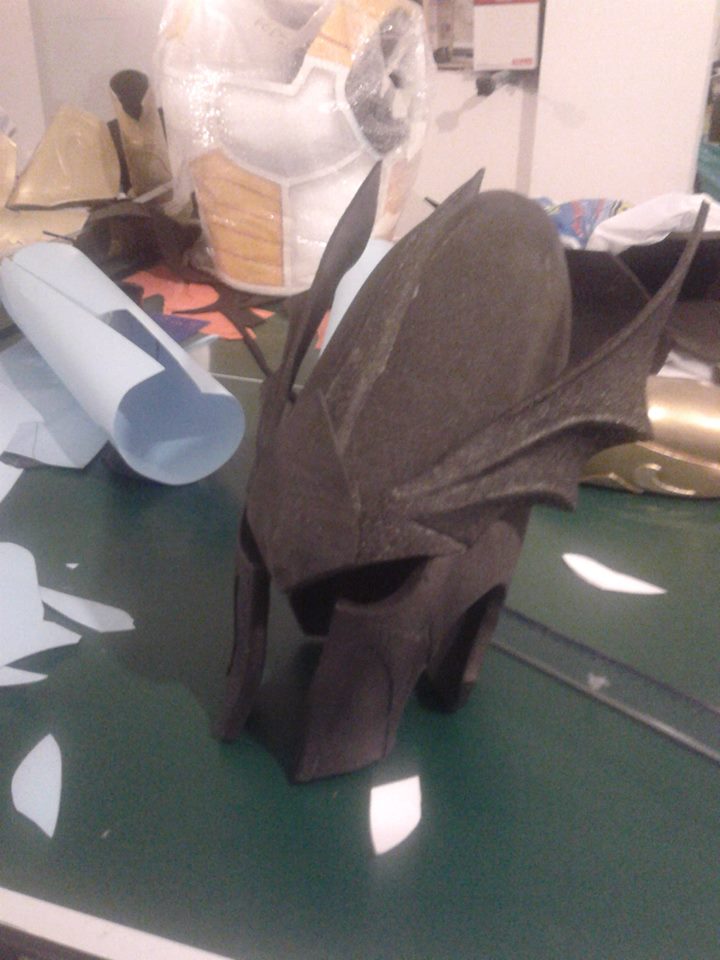 WIP Dragon Prince of Caledor armor: Helm