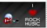 Rock Music Stamp
