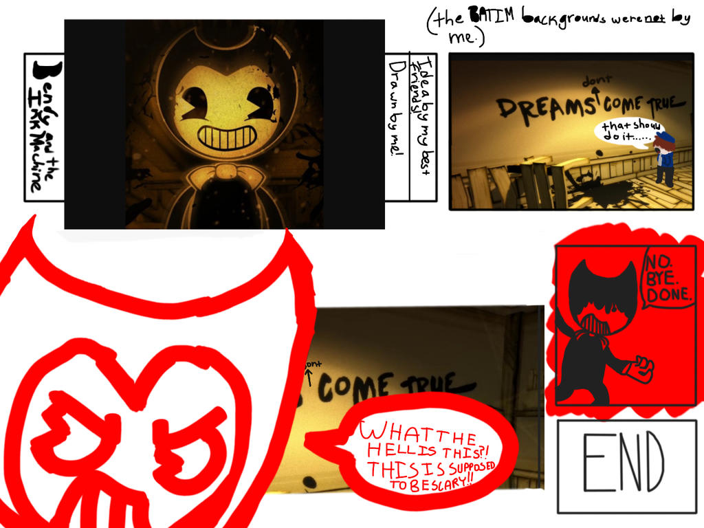 Bendy and the Ink Machine (BATIM) Comic by nikpenguin on DeviantArt