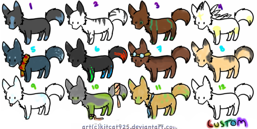 Cheap Wolf Adopts!