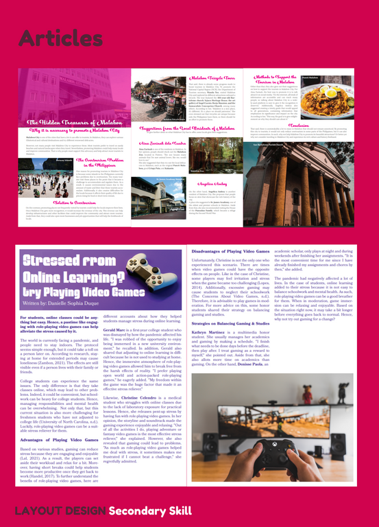 Layout Design Articles by DanielleDuque on DeviantArt