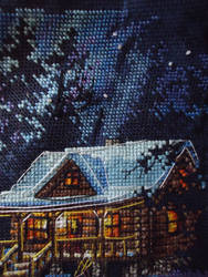 The Moonlit Cabin close up1