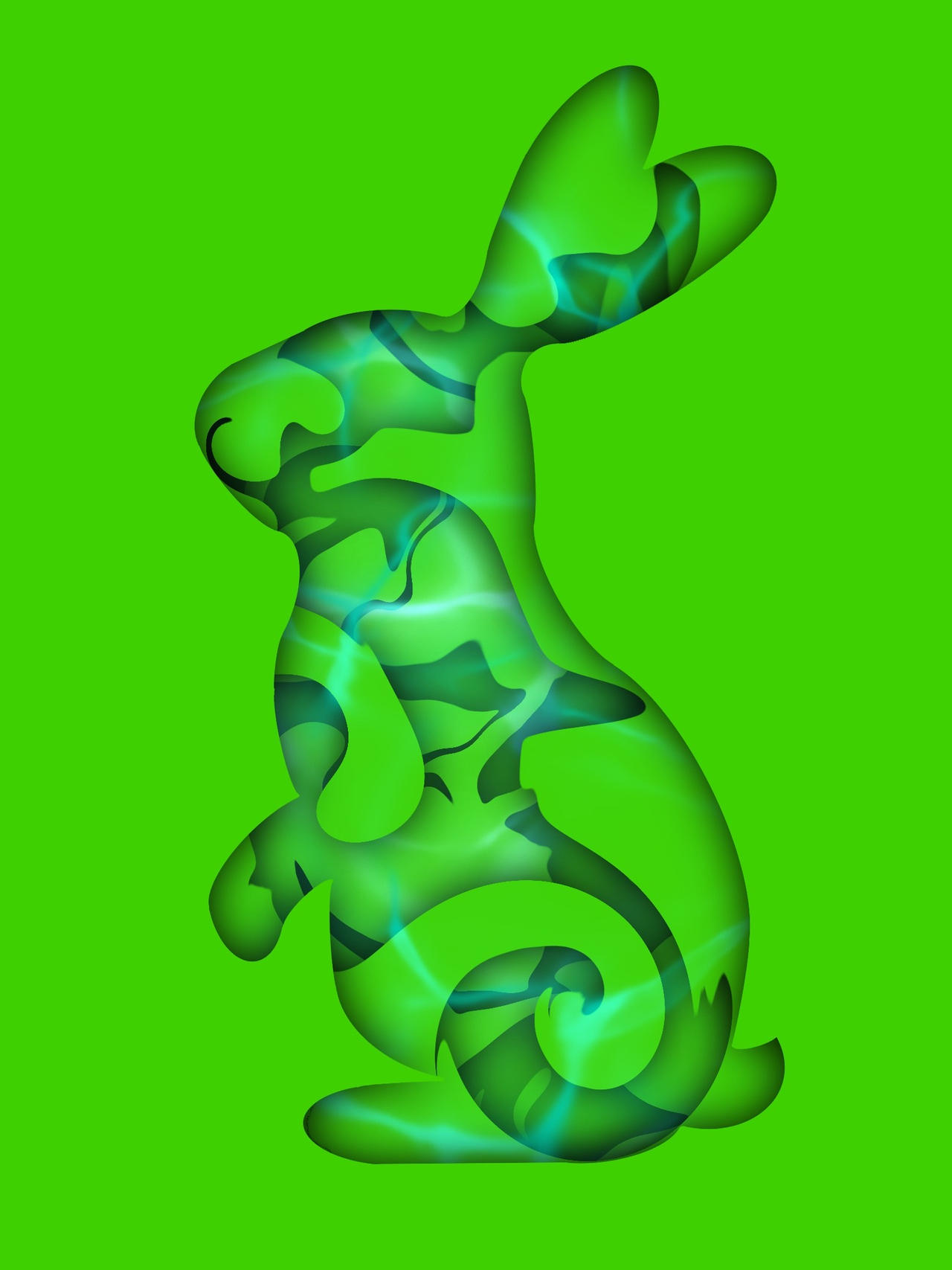 Rabbit Abstract by fdebghm on DeviantArt