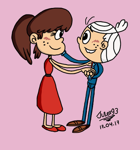 Lincoln and Lynn dancing together (color)