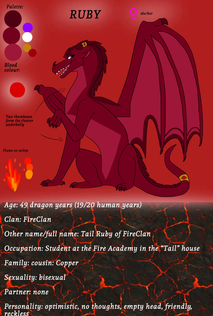 Ruby - OC reference by KaliasArt on DeviantArt