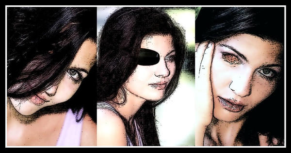 three faces of beauty by samleviuk on DeviantArt