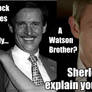 Jeremy Brett/ Martin Freeman meme