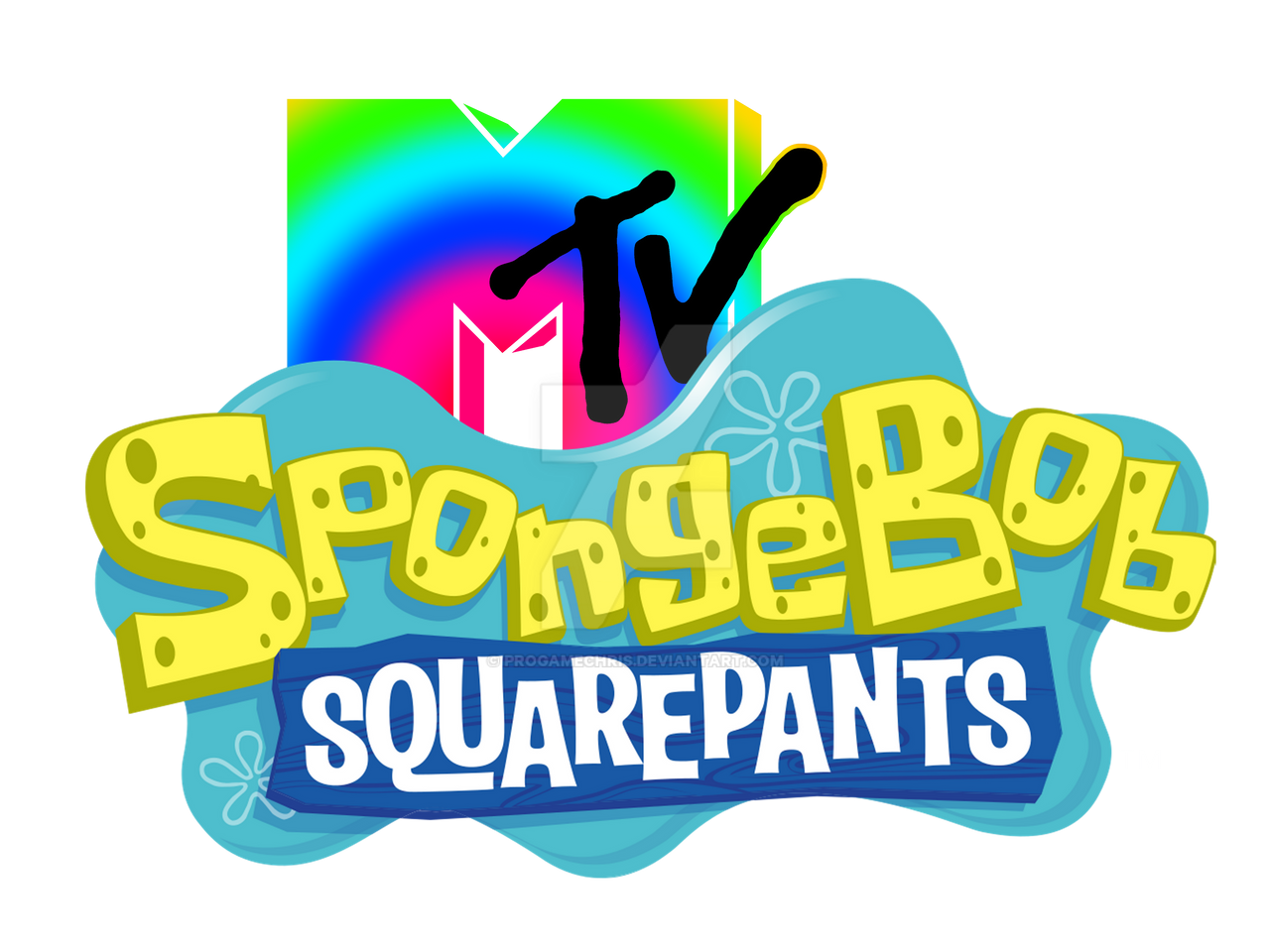 Progamechris Deviantart MTV SpongeBob SquarePants Logo (2008) by ProGameChris on DeviantArt