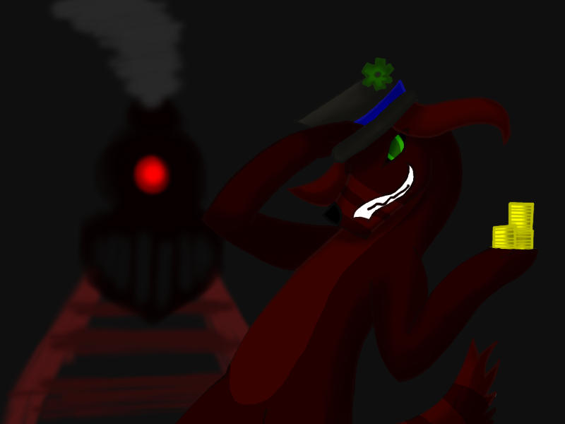 Train Engineer Devil 'Devils Train' by Zen-Violetbone on DeviantArt