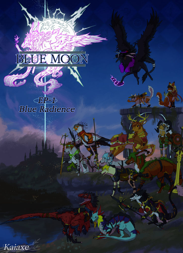BLUE MOON Coverpage EP-1 by Kaiaxe on DeviantArt
