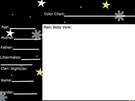 Nightclan Ref Sheets