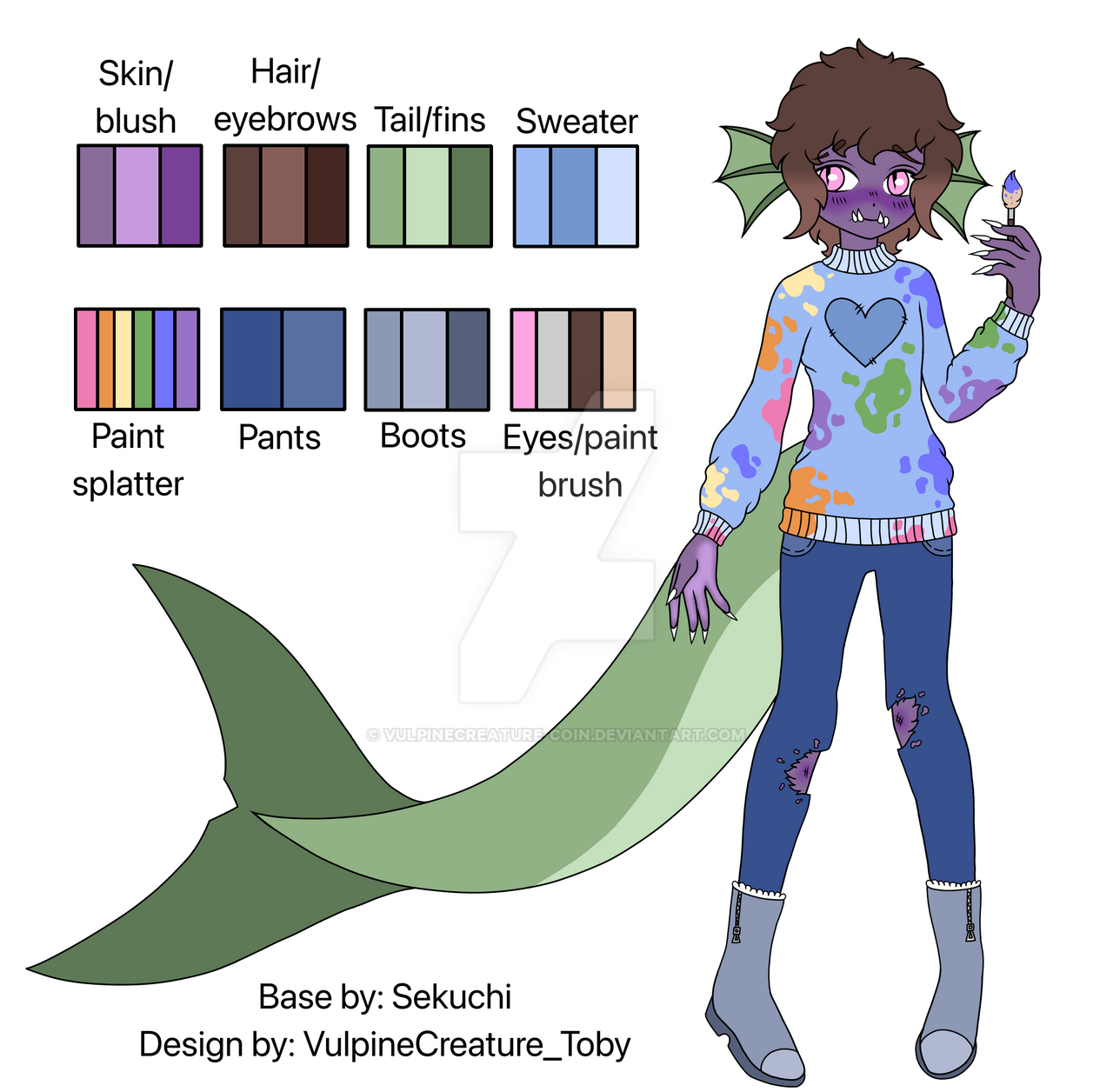 Reed redesign by VulpineCreature-Coin on DeviantArt