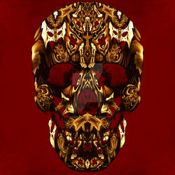 fractal skull10