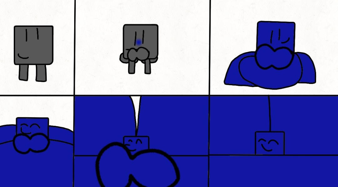 Square Blueberry Blob Part 1 by Siarrah12 on DeviantArt
