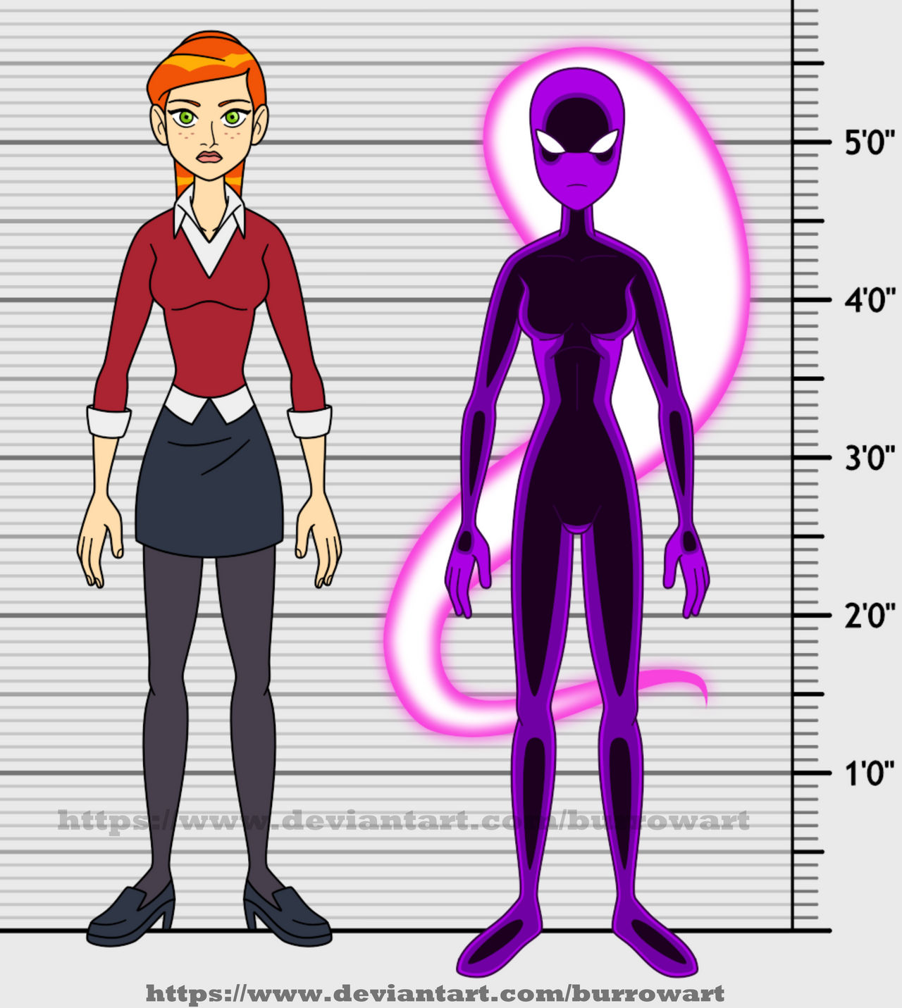 Gwen Tennyson (Ultimate Alien) by BurrowArt on DeviantArt