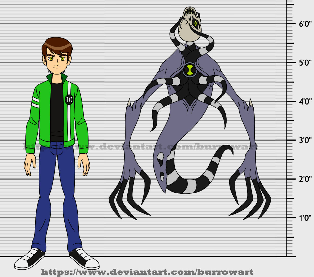 True Form Alien Figure Ghostfreak (True Form/Alien Force) by BurrowArt on DeviantArt