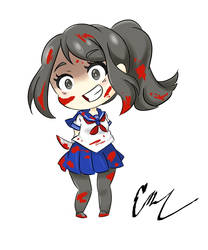 Yandere-chan Chibi (Low Sanity version)