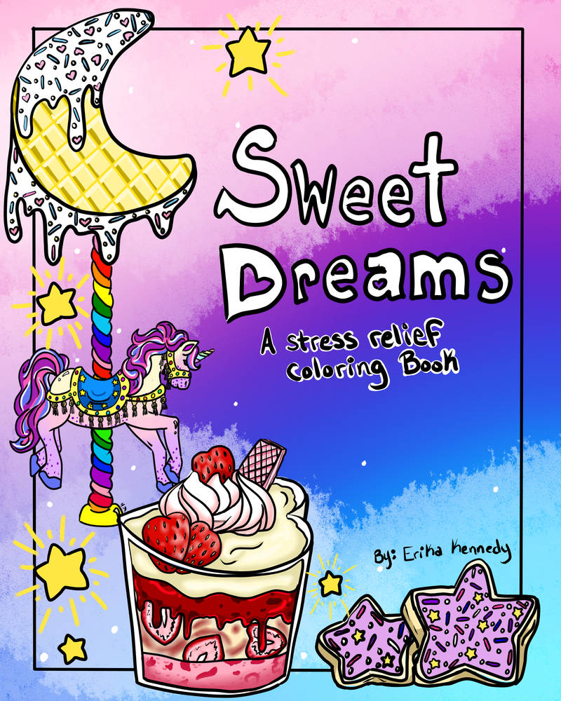 Coloring book Cover page by PyroAshes on DeviantArt