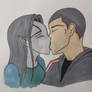 Shepard and Tali: The Kiss