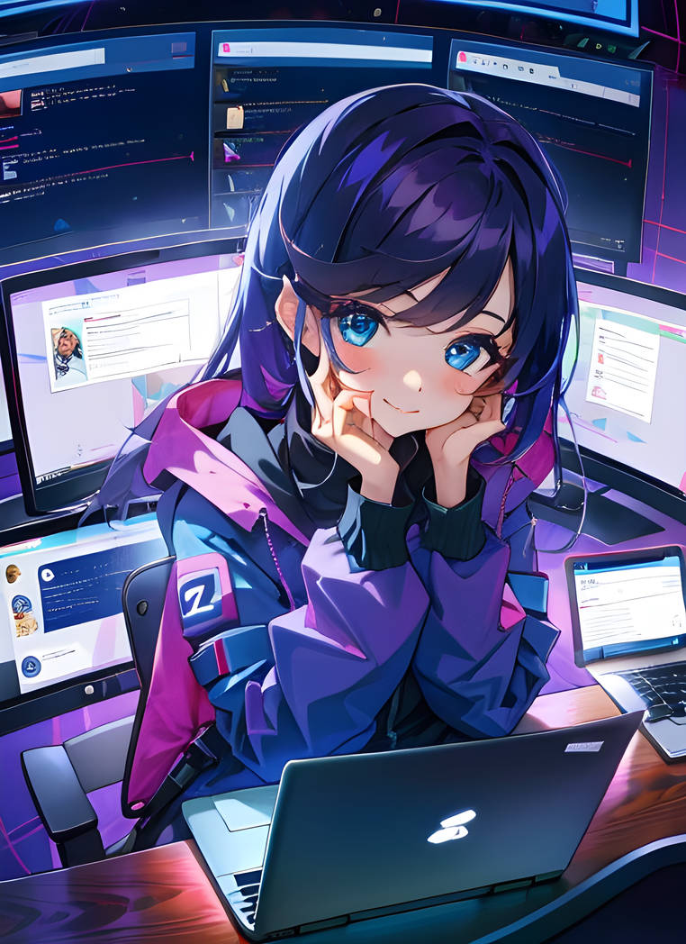 Hacker Girl V3 by Eviwizard on DeviantArt