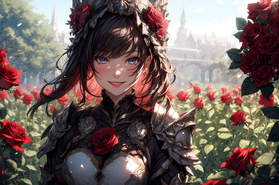Rose Warrior LV 2 by Eviwizard on DeviantArt