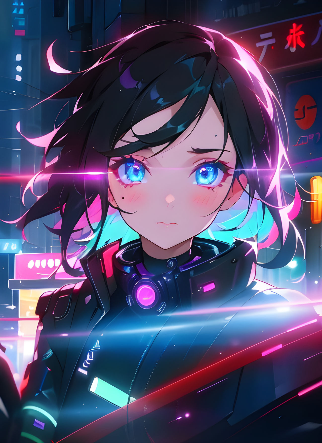 Tech Girl V4 by Eviwizard on DeviantArt