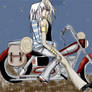 Bike, Bakura and Malik