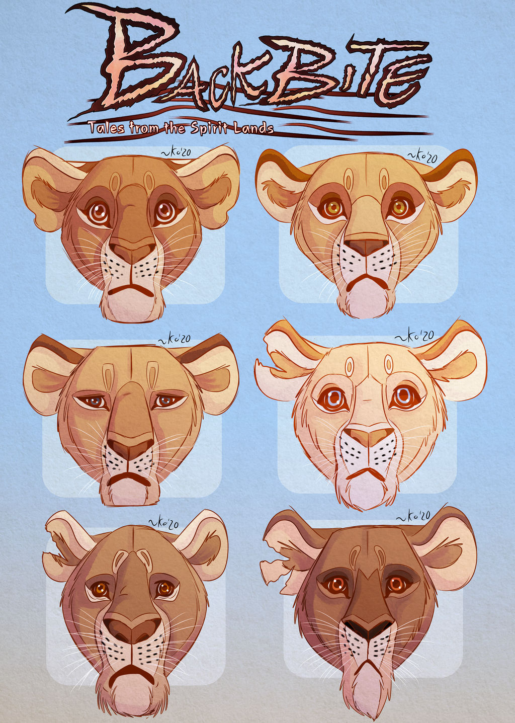 BackBite Head Shots by KoTheArtist on DeviantArt