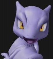 Mewtwo and his WTF face.