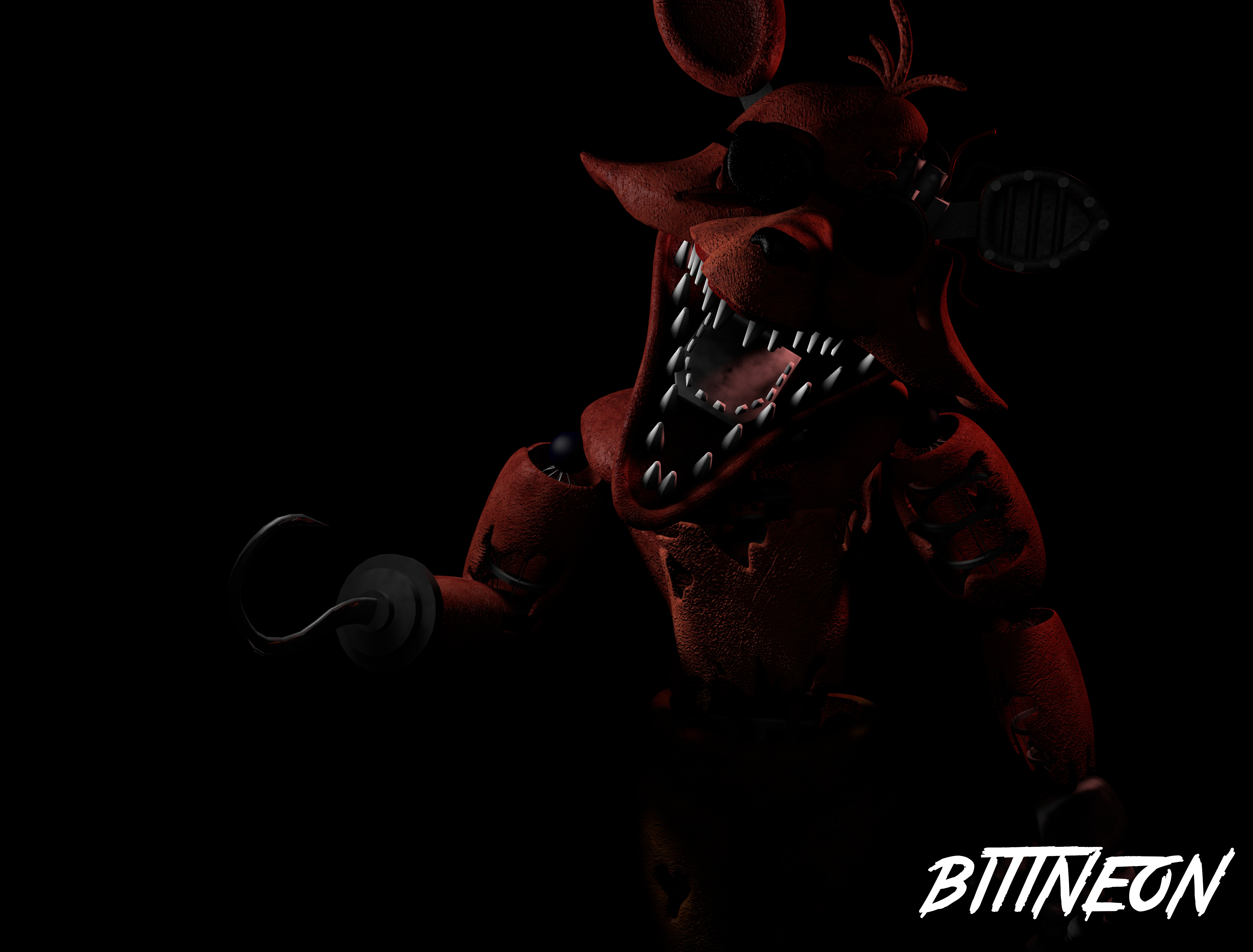 Withered Foxy HD wallpaper