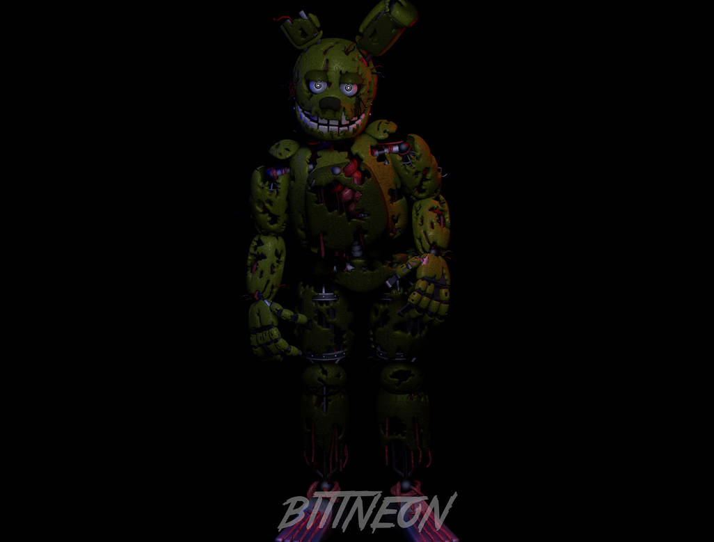 SpringTrap Pose 4K by BittNeon on DeviantArt