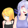 MMD Rin and Haku