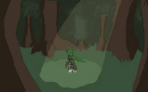 Link in the woods