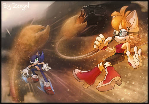 Sand Queen vs Sonic