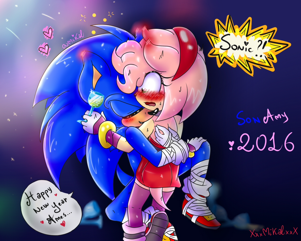 CE: SonAmy, Grawr means: I love you by HimeMikal on DeviantArt